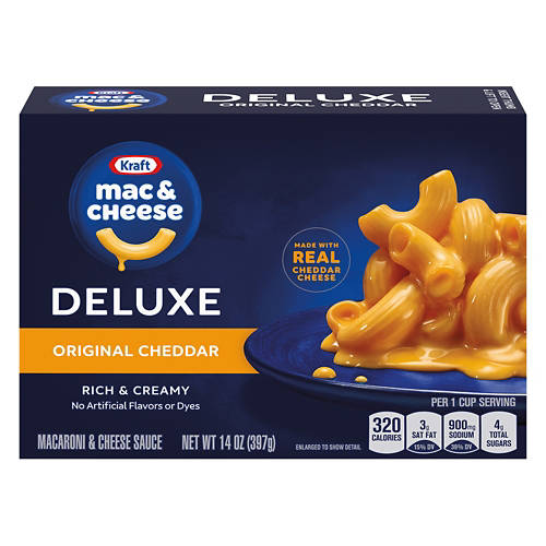 macaroni⭐︎ページ Velveeta/Kraft Deluxe Original Macaroni & Cheese, 14 oz